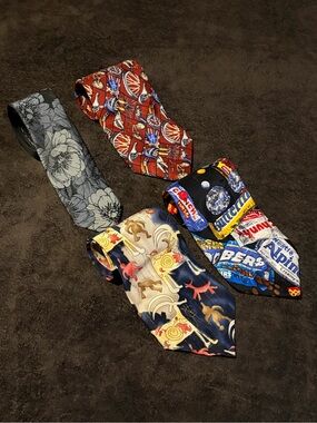 Silk Pattern Tie Set